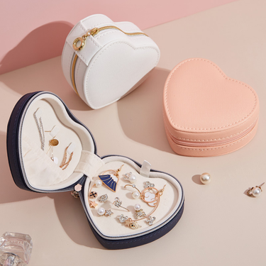 Jewelry Storage Box Heart-shaped Jewelry Box Ring Earrings Jewelry Box_voghion.com