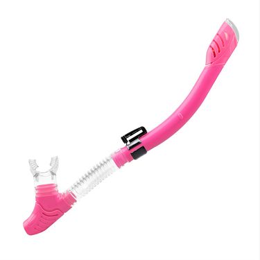 Automatic closing of anti-choking water suction transparent silicone PVC adult full dry swimming float diving breathing tube_viptrois.com