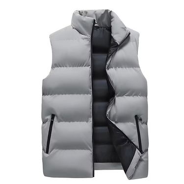 Men's Clothing 2025 NEW Vest Men's Spring And Autumn Winter New Down Cotton Jacket Trend Outer Wear Vest Thick Handsome Men's Waistcoat Jacket_voghion.com