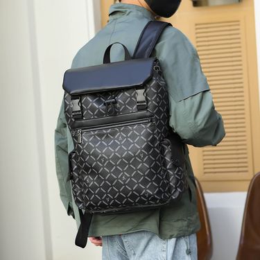 Luggage & Bag New Fashion Men's Backpack Printing Large Capacity 15.6 Inch Computer Bag School Bag Outdoor Travel Backpack_voghion.com