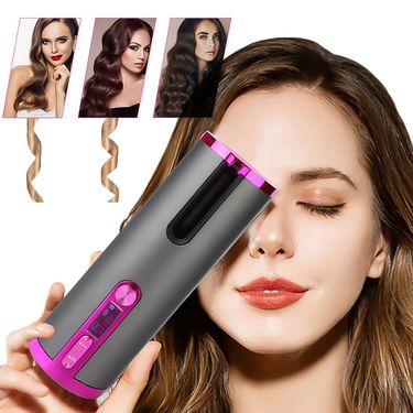 New Portable Stick With Fully Automatic Device USB Lazy Curling Wireless Charging_voghion.com