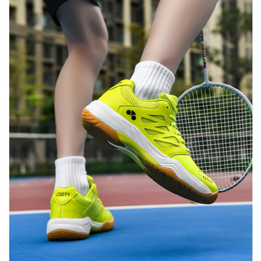 New badminton shoes for men and women couple models shock absorption breathable wear-resistant_voghion.com