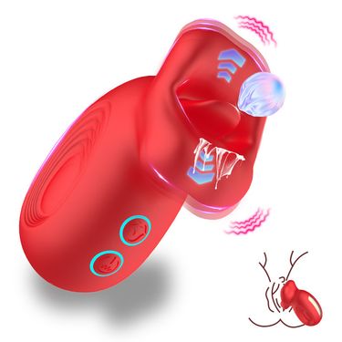 Kiss Fun Duckbill Bite Massage Stick Masturbator Vibrator Female Massager Silicone Charging Sex Toys_voghion.com