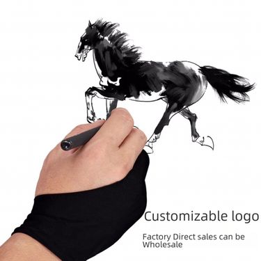 2-finger two-finger drawing gloves graphics tablet anti-mis-touch special gloves writing and drawing gloves two-finger gloves_voghion.com