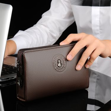 Men's Bags Old Man New Anti Theft Password Lock Men's Handbag Large Capacity Business Handbag One Piece Drop Shipping_voghion.com