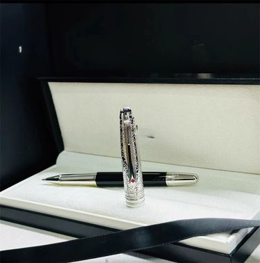 Luxury Around The World Series Blue Metal Ballpoint Pen Rollerball Pen Fountain Pens Stationery Office School Supplies With Writing High Qualit_voghion.com