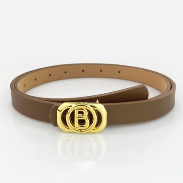 Women's Thin Belt Mid- to High-End Quality Fashionable Versatile Suit Skirt Decoration PU Belt _voghion.com