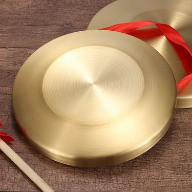 Copper-Plated Alloy Road Opening Steel High Volume Flood Prevention Warning Gong Drum Kindergarten Three-Sentence Half_voghion.com
