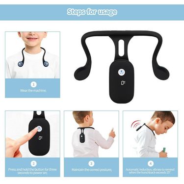 New Silicone Invisible Correction Intelligent Automatic Sensing Adult And Child Shaping Self-defense Posture Hunchback_voghion.com