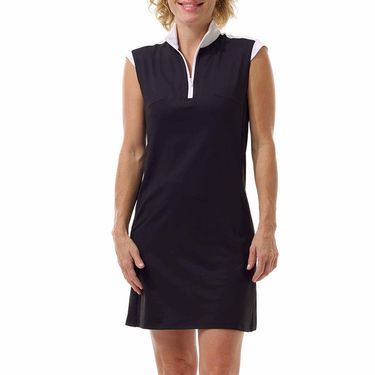 Women clothing GOLF Zipper Sleeveless Tennis Skirt Golf Dress_voghion.com