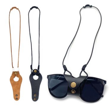 Unisex Glasses rope Double buckle microfiber leather glasses chain Fashion halter glasses lanyard sunglasses rope_voghion.com
