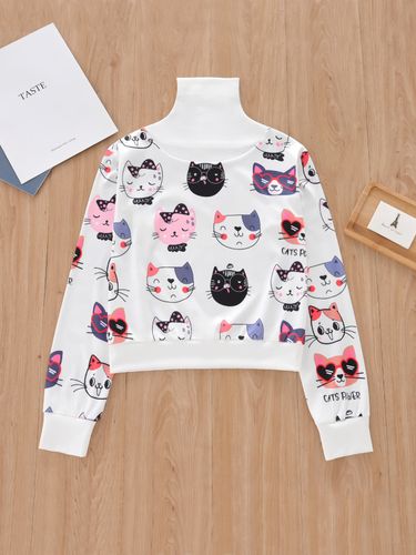 Kids’ Clothing Girls' Stylish T Shirts Fashionable Casual Children's Tops Printed Sweatshirts_voghion.com