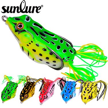 Sometime Black Simulation Bionic Fish Soft Lure Bait Frog_voghion.com