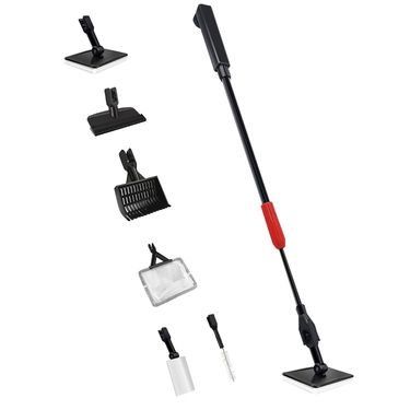 6 In 1 Aquarium Cleaning Tools Fish Tank Cleaner Set with 24.4-37in Handle Gravel Rake Fish Net Algae Scraper Algae Brush Right Angle Sponge Flat Spon_voghion.com