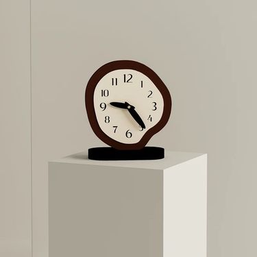 Living Room Table Clock Creative Simple Desktop Clock Ornaments High Value Art Bedroom Silent Bedside Clock_voghion.com
