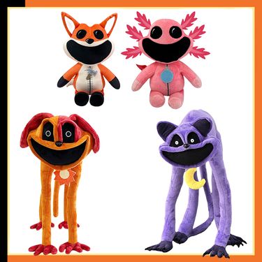 2024 New Smiling Critters Game Series Plush Toys Terror Monster Big Mouth Purple Cat Terrifying Purple Cat Stuffed Plush Gift_voghion.com