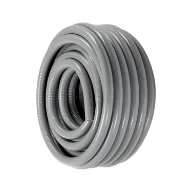 VEVOR 1/2-Inch Flexible Electrical Conduit, 100 Ft, PVC Liquid-Tight Conduit Non-Metallic With 5 Straight And 5 90-Degree Conduit Connector Fittings, For Air Conditioning Motor Controller Pump, IP65_voghion.com