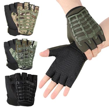 SportLife 1 Pair Fitness Gloves Half Finger Training Gloves Breathable Sports Gloves With Wrist Protection Gym Glove_voghion.com