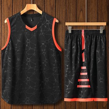 LazyZoom 150kg Plus Size Sports Vest Shorts Set Extra Large Men's Quick-Dry Loose Fit Basketball Uniform For Big And Tall_voghion.com