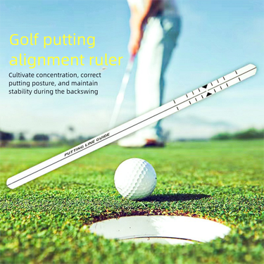 Hot Selling Golf Supplies Track Device Indoor Trainer Ruler Swing Practice Accessories Precision Putting_voghion.com