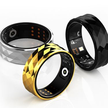 R12 Smart Ring Waterproof Blood Oxygen Sleep Heart Rate Step Count Multiple Sports Mode Ring_voghion.com