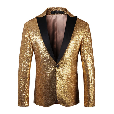 Men's Costume Sequin Tree Dress Coat Stage Performance Suit Coat_voghion.com