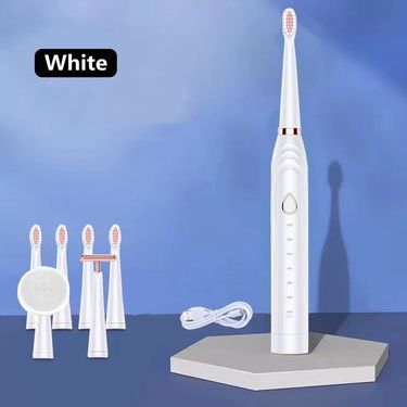 Electric Toothbrush Ultrasonic White Teeth Face Massage Adult IPX7 Waterproof Soft Fur USB Charging Gift Magnetic Levitation_voghion.com