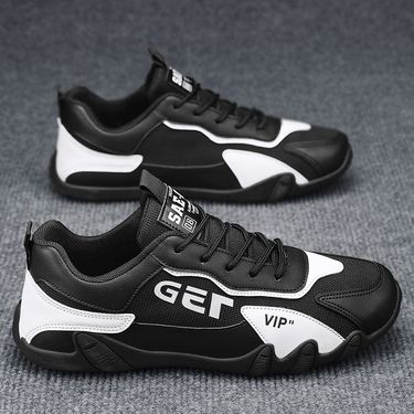 Autumn New Fashionable Personalized Five Finger Lightweight Casual Men's Leather Surface Comfortable And Breathable_voghion.com