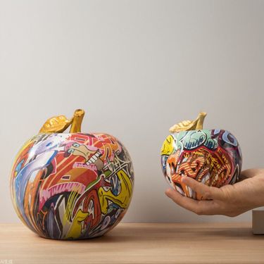 New Colorful Printed Fruit Ornament Creative Fruit Living Room Bookshelf Personalized Home Art Decoration_voghion.com