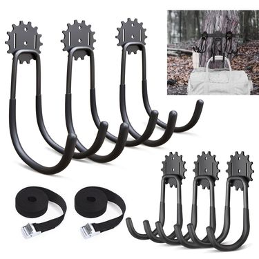 6-piece Garage Hook Heavy Duty, Utility Steel Garage Storage Hook, Wall-mounted Garage Hook And Organizer For Organizing Power Tools, Ladders, Bulk Items_voghion.com
