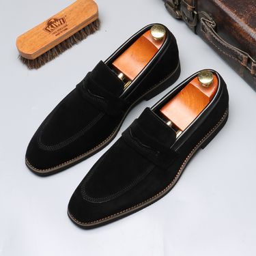 Loafers men's fashion casual men's shoes lazy men's slip-offs_voghion.com