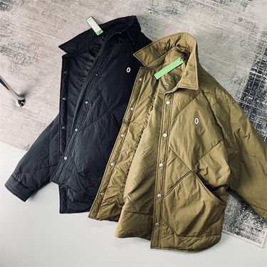 Men's Clothing 0 Sujia Ping Alternative Men and Women Couples Dayline Mountain Retro Loose Shirt Collar Lightweight Water Repellent Silk cotton Jacket_voghion.com