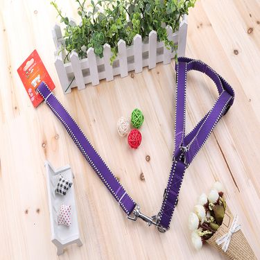 Pet Supplies Classic Twill Chest Simple Design Dog Harness Solid Color Pull Strap_voghion.com