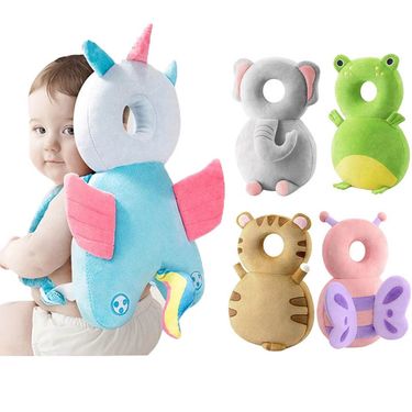 Newborn Headrest Security Pillows Backpack Toddler Baby Head Fall Protection Pad Cushion Cartoon Soft Security Pillows Backpack_voghion.com