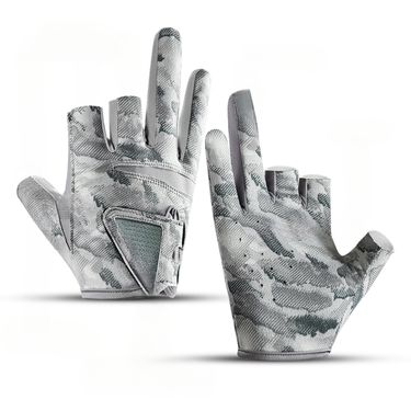 Vilico Outdoor Gear Thin Comfortable Breathable Lure Fishing 3-Finger Gloves Spring Summer New Model_voghion.com