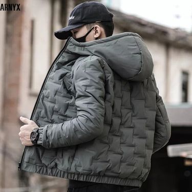 2023 Men's Cotton Jacket Hooded Men's Winter Jacket Fall/Winter Warm Coat for Men Plus Size Cotton Jacket517_voghion.com