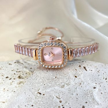 Watch Square Niche Quartz Watch Pull-Up Luxury Women's Watch Women's Jewelry Versatile Watch Work Daily Birthday Anniversary Valentine's Day Gift_voghion.com