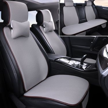 Summer Car Seat Massage Net Four Seasons Car Seat Cooling Pad Universal Three Piece Fart Pad Non Slip Five Seat Free Binding_voghion.com
