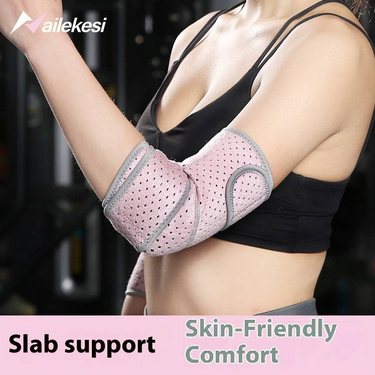Women's Elbow & Wrist Support Sleeve – Adjustable Compression Arm Guard For Tennis, Yoga & Fitness (2 Colors, One Size Fits Most)_voghion.com