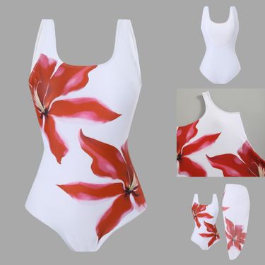Women's Clothing Positioning Printing Sexy Beach Skirt Bikini Hot Spring Swimsuit Suit_voghion.com
