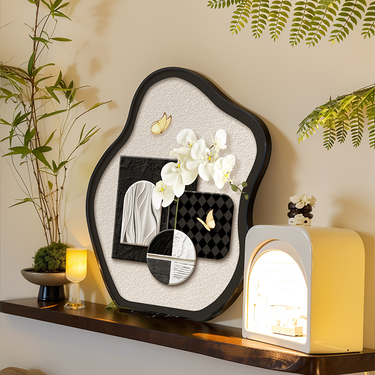 Simple Modern Bedroom Desktop Decorative Painting High-End Living Room Entrance Ornament Orchid Butterfly 2025_voghion.com