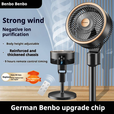 Ultra-Quiet Air Circulator Fan - High Velocity Standing & Desk Fan For Home Use_voghion.com