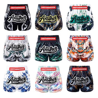 2025 New Multi-Color Muay Thai Boxing Competition Training Sanda Clothing Wholesale Shorts European Size Multiple Styles_voghion.com