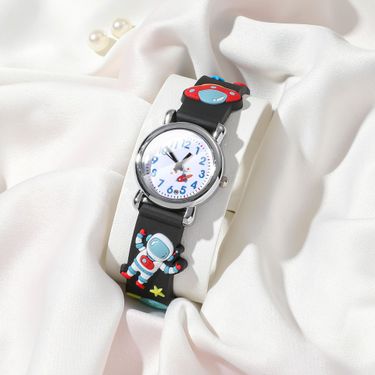Children's Watches Children's New Cute Cartoon Astronaut Pattern Silicone Clapping Watch Quartz Watch For Boys Boys Girls_voghion.com