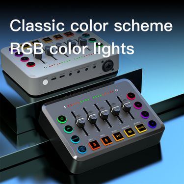 F9 English singing recording sound card, all platforms, dynamic capacitor microphone, 48V microphone_voghion.com