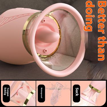 S337 adult products tongue sucking and licking toy vibrator women, second wave artifact for women_voghion.com