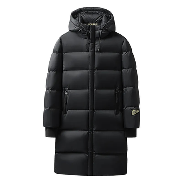 Winter New Warm Thick Long Down Coat Mens Hooded Waterproof Black Gold Puffer Jacket Men Casual Windproof Parkas Male_voghion.com