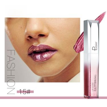 Pudaier Hot Sale 18 Colors Paint Gloss Lip Glaze Pearl Shiny Plump Lipstick Metal Sensation_voghion.com