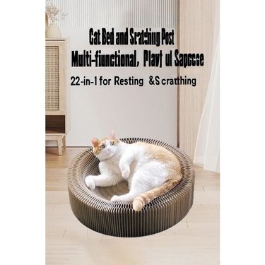 New Creative Accordion Cat Scratching Board Manufacturers Wholesale Pet Supplies Decompression Claw Corrugated Cat Toy_voghion.com