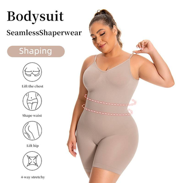 Shapewear Bodysuit Large Size Body Shaping Jumpsuit Suspenders One Piece Underwear Hip Lifting Pants Boxer Tummy Shaping Jumpsuit Enhanced Version_voghion.com